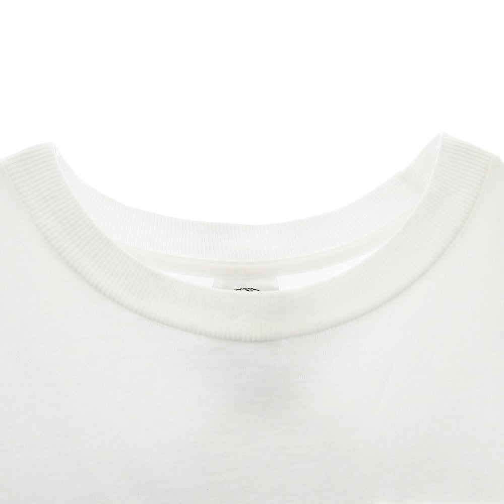 CHROME HEARTS クロムハーツ（原本無） Old Vine CH Plus Longsleeves オールド ヴァインCHプラスバックプリント ホースシューポケット付き 長袖 Tシャツ ブラック ホワイト系 S【中古】