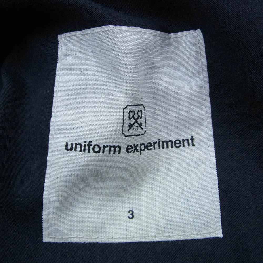 uniform experiment ユニフォームエクスペリメント UE-192011 GRAFFITI SLIM FIT CHINO PANTS グラフィティ スリム フィット チノパンツ ブラック系 3【中古】