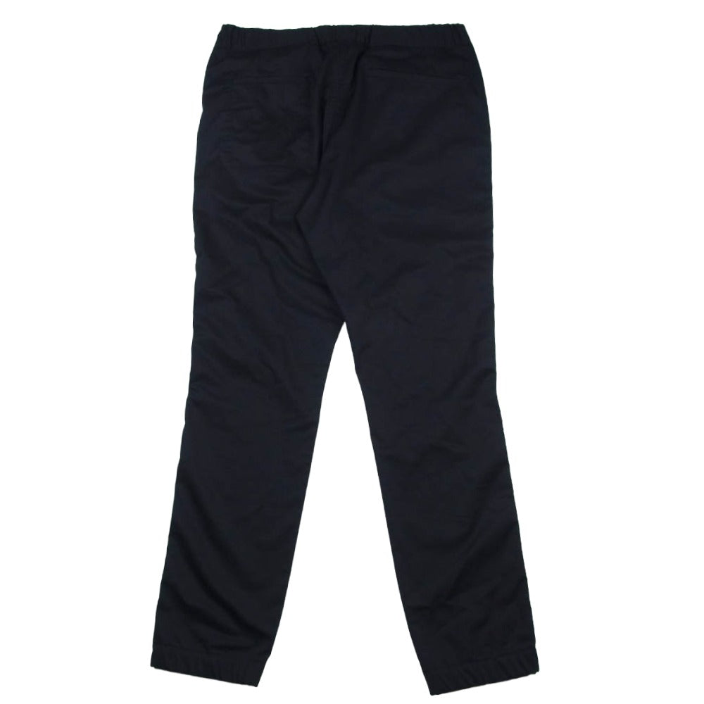 uniform experiment ユニフォームエクスペリメント UE-170038 STRETCH GABARDINE SLIM FIT JOGGER PANT ストレッチ ギャバジン スリムフィット ジョガーパンツ ブラック系 2【中古】