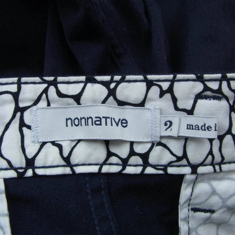 nonnative ノンネイティブ NN-P3321 HANDYMAN TROUSERS 裾ジップ ハンディマン トラウザーズ パンツ ネイビー系 2【中古】