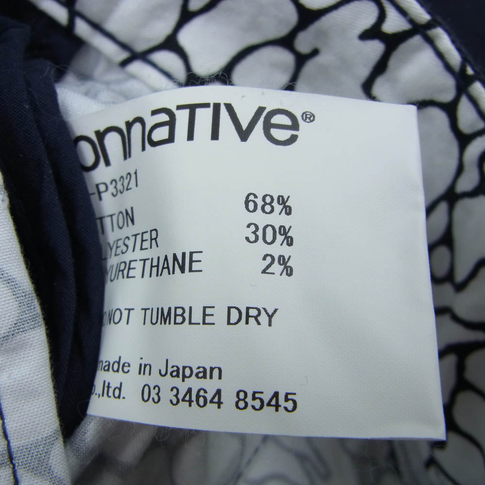 nonnative ノンネイティブ NN-P3321 HANDYMAN TROUSERS 裾ジップ ハンディマン トラウザーズ パンツ ネイビー系 2【中古】