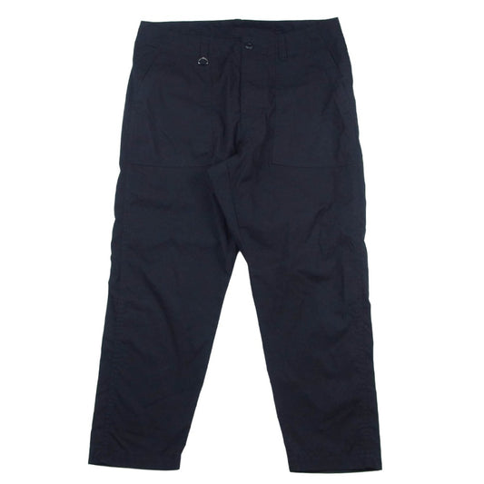 uniform experiment ユニフォームエクスペリメント 21AW UE-212013 TAPERED FATIGUE PANTS ロゴプリント テーパード ファティーグ パンツ ブラック系 2【中古】