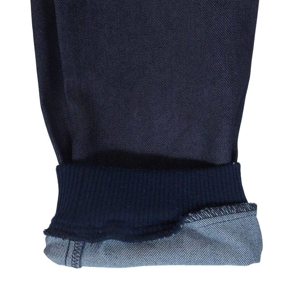 SOPHNET. ソフネット 24SS SOPH-240026 SLIM FIT RIBBED PANTS スリムフィット リブ ジーンズ デニム ジョガーパンツ インディゴブルー系 M【中古】