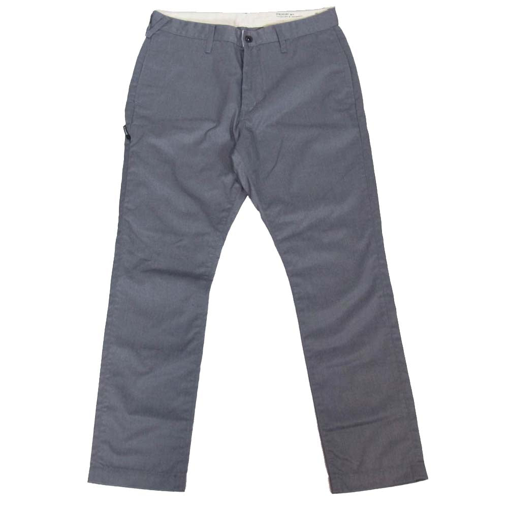 デニムバイヴァンキッシュアンドフラグメント VFP4024 CHINO PANTS ロゴ刺繍 チノパンツ グレー系 32【中古】