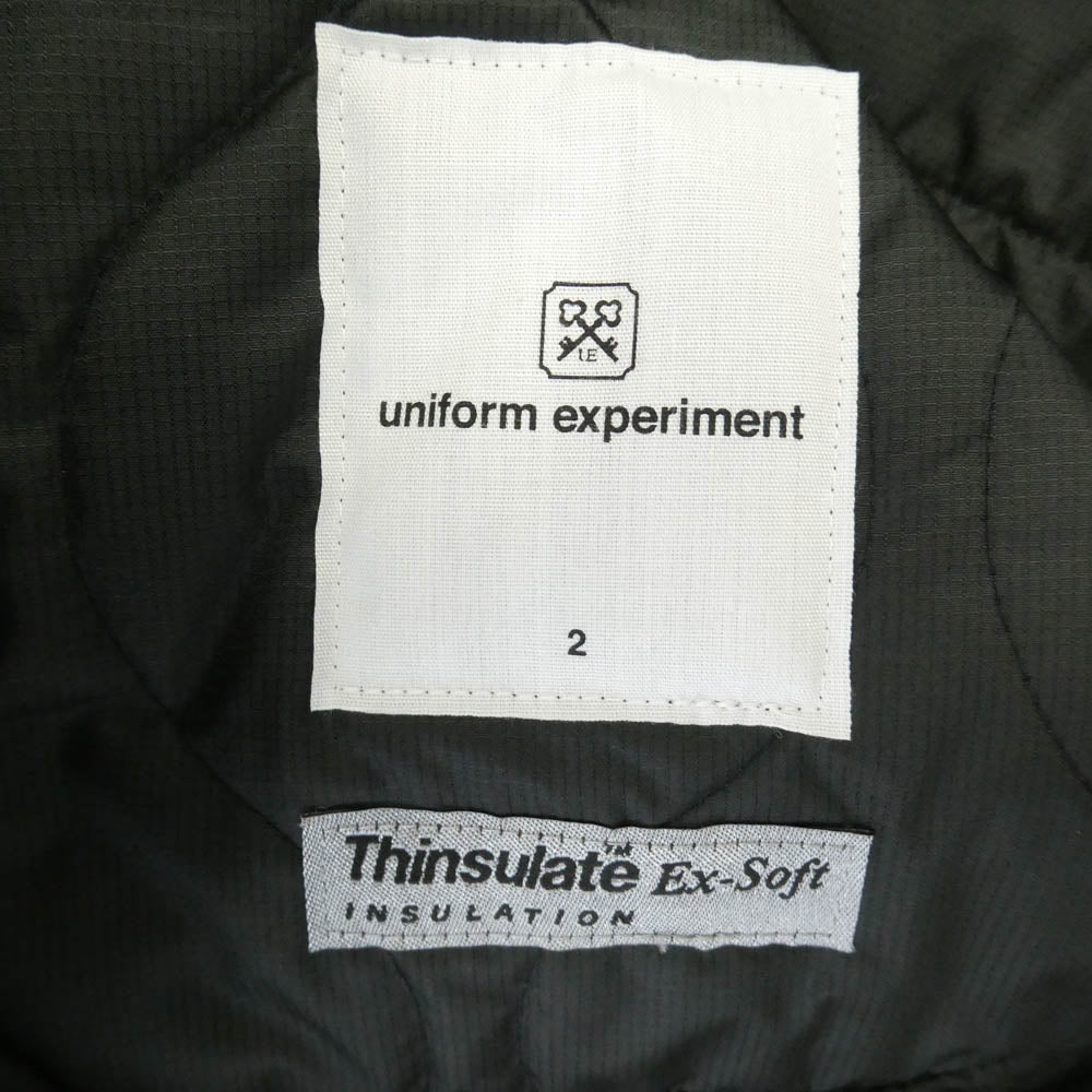uniform experiment ユニフォームエクスペリメント 21AW UE-212011 LINER QUILTING BLOUSON ライナー キルティング ブルゾン ジャケット カーキ系 2【中古】