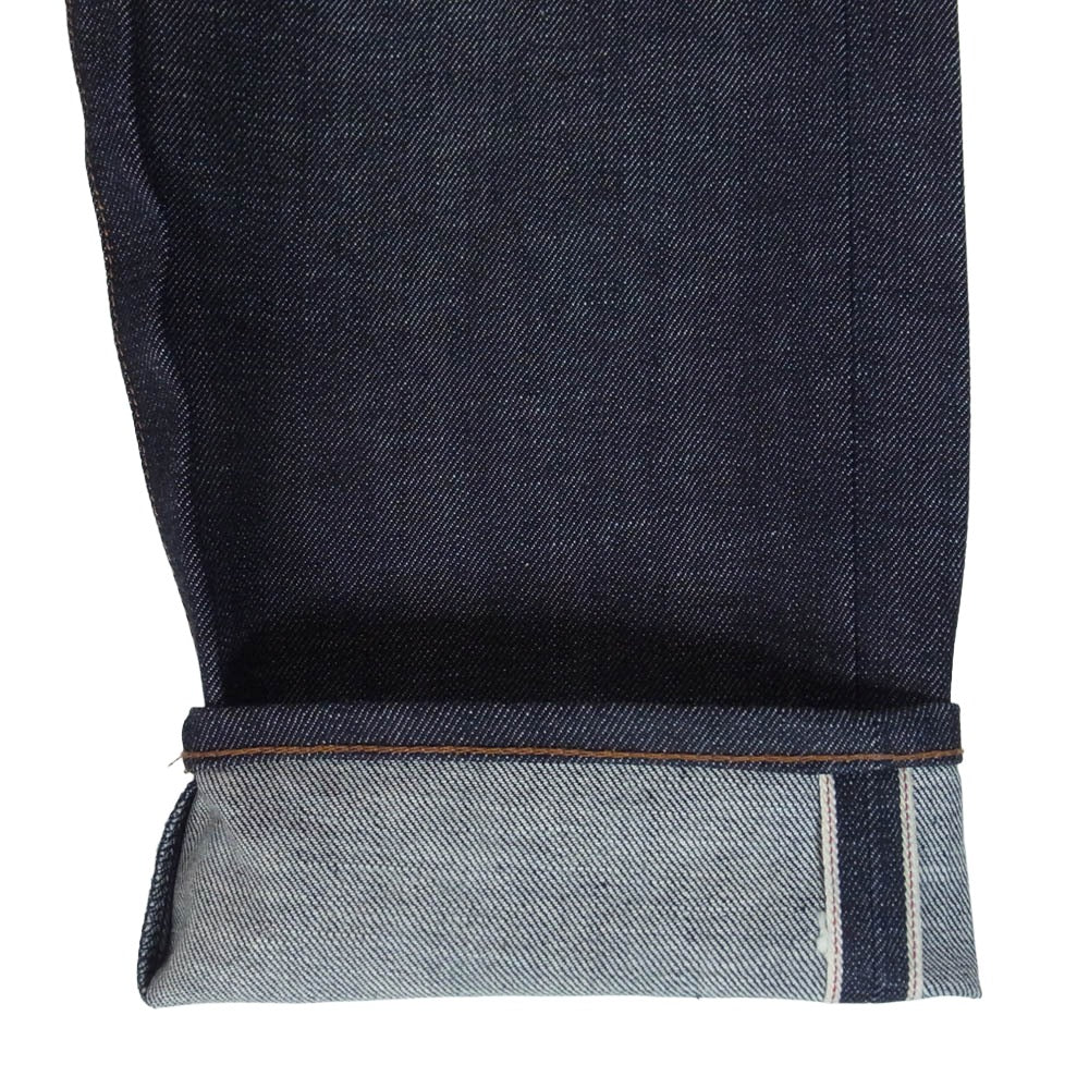 uniform experiment ユニフォームエクスペリメント 23AW UE-232005 RIGID DENIM TAPERED PANTS リジッド テーパード ジーンズ デニム パンツ インディゴブルー系 2【極上美品】【中古】