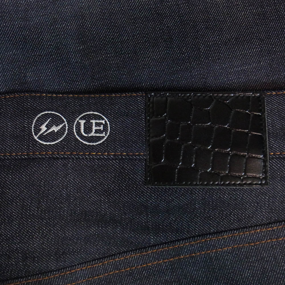 uniform experiment ユニフォームエクスペリメント 23AW UE-232005 RIGID DENIM TAPERED PANTS リジッド テーパード ジーンズ デニム パンツ インディゴブルー系 2【極上美品】【中古】