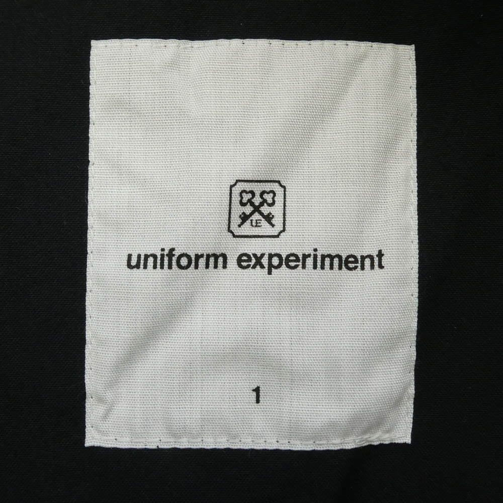 uniform experiment ユニフォームエクスペリメント 21AW UE-212012 SLEEVE PANELED MODS COAT スリーブ パネルド ミリタリー モッズコート ブラック系 1【中古】