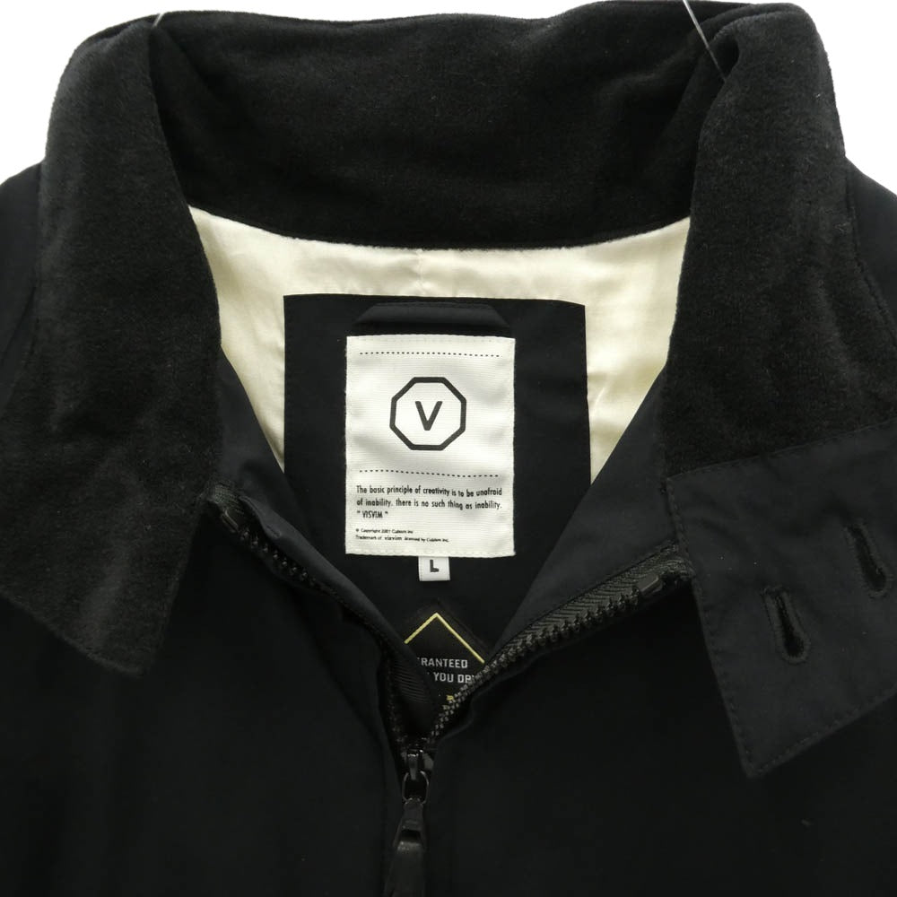 VISVIM ビズビム KETCHIKAN JKT ケチカン ジャケット GORE-TEX ゴアテックス スイングトップ ジップアップ ブルゾン ブラック系 L【中古】