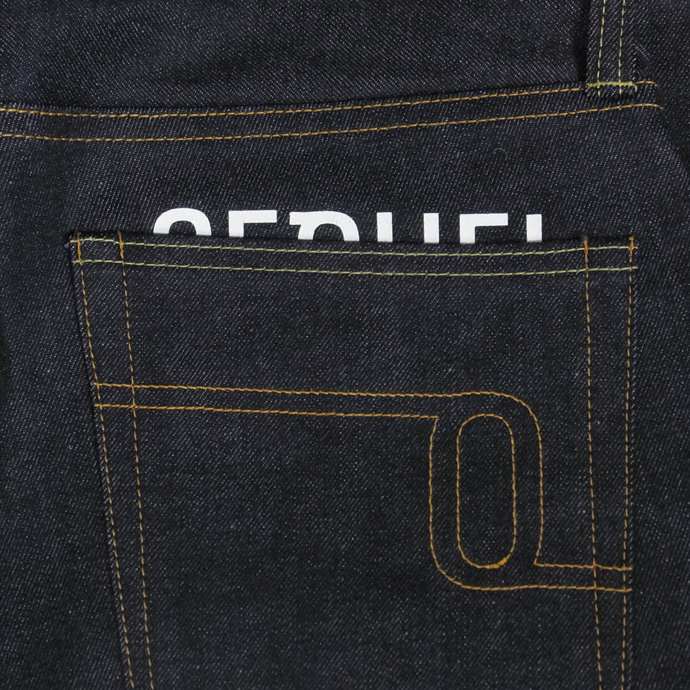 SEQUEL シークエル 21SS SQ-21SS-PT-05 DENIM PANTS ノンウォッシュ ジーンズ デニムパンツ インディゴブルー系 M【極上美品】【中古】
