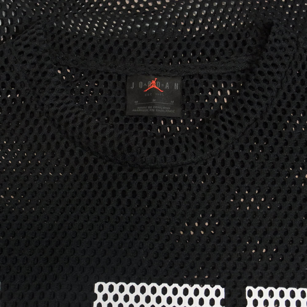NIKE AIR JORDAN ナイキ ジョーダン IM6560-010 ×UNION ユニオン × Fragment Design LONG SLEEVE JERSEY フラグメントデザイン ジョーダン メッシュ ロングスリーブ 長袖Tシャツ ブラック系 M【美品】【中古】