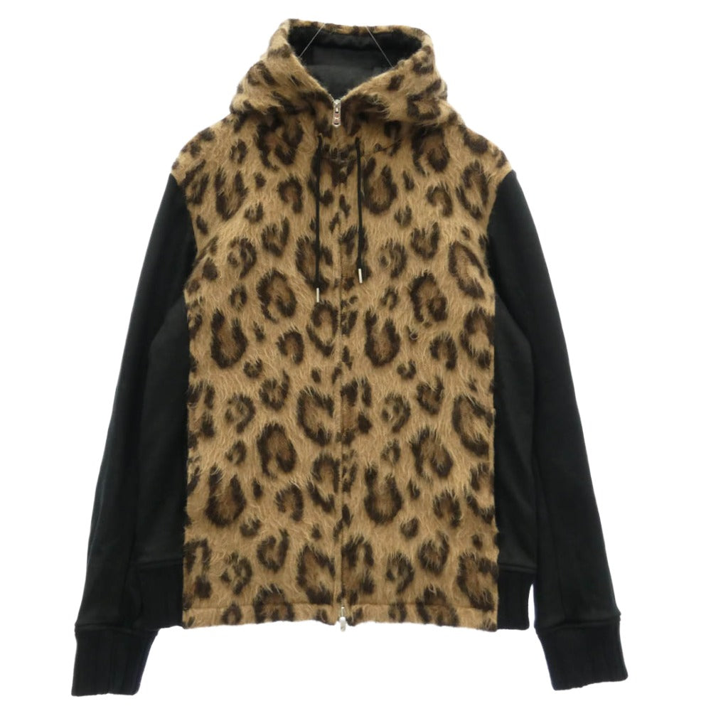 ROARGUNS ロアーガンズ 18FGB-14 LEOPARD PATTERN ZIP HOODIE レオパードパターン シャギー ジップフーディー パーカー マルチカラー系 3【中古】