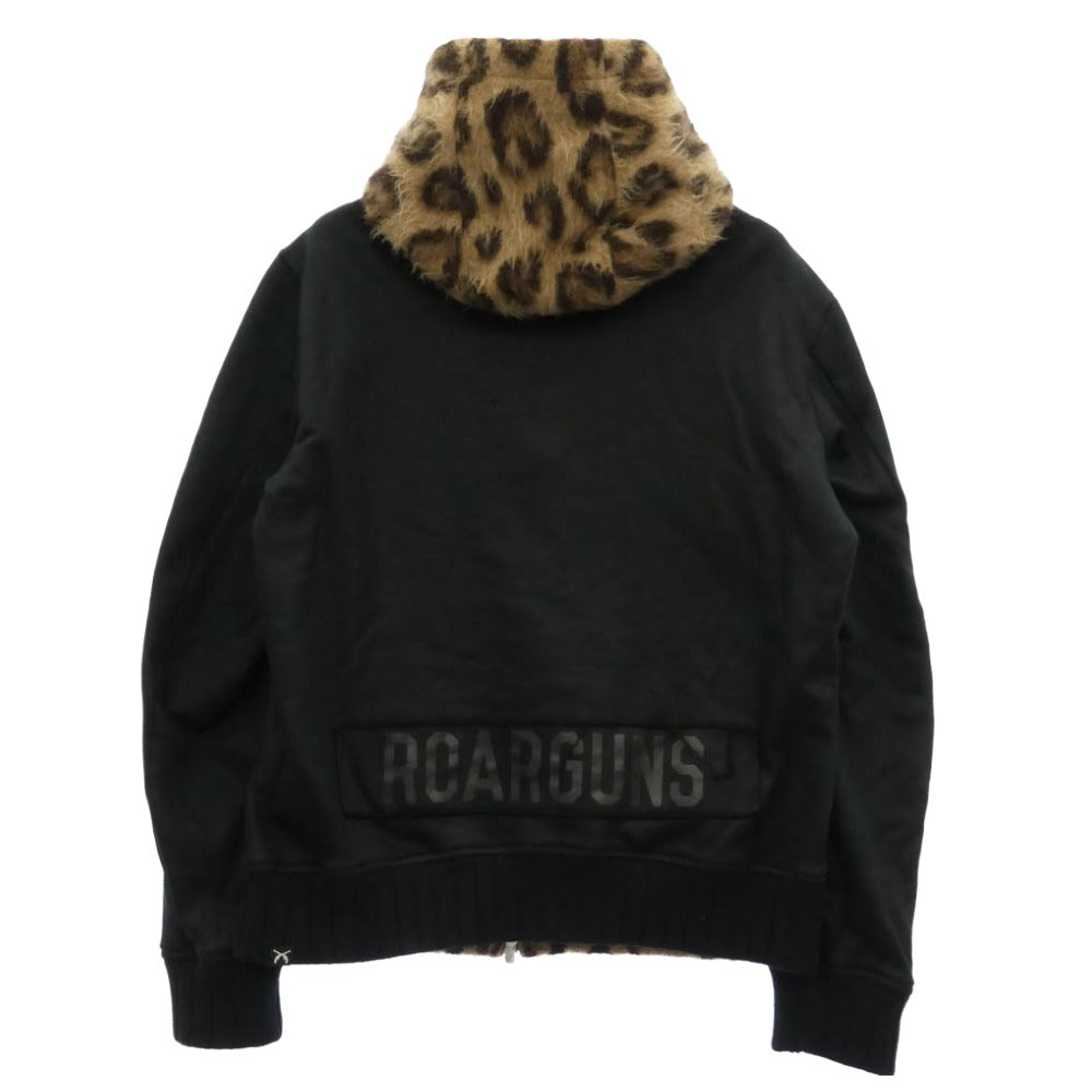 ROARGUNS ロアーガンズ 18FGB-14 LEOPARD PATTERN ZIP HOODIE レオパードパターン シャギー ジップフーディー パーカー マルチカラー系 3【中古】