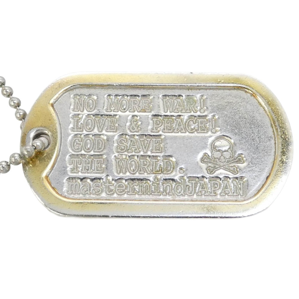 mastermind JAPAN マスターマインドジャパン スカル ドックタグ ネックレス シルバー系【中古】