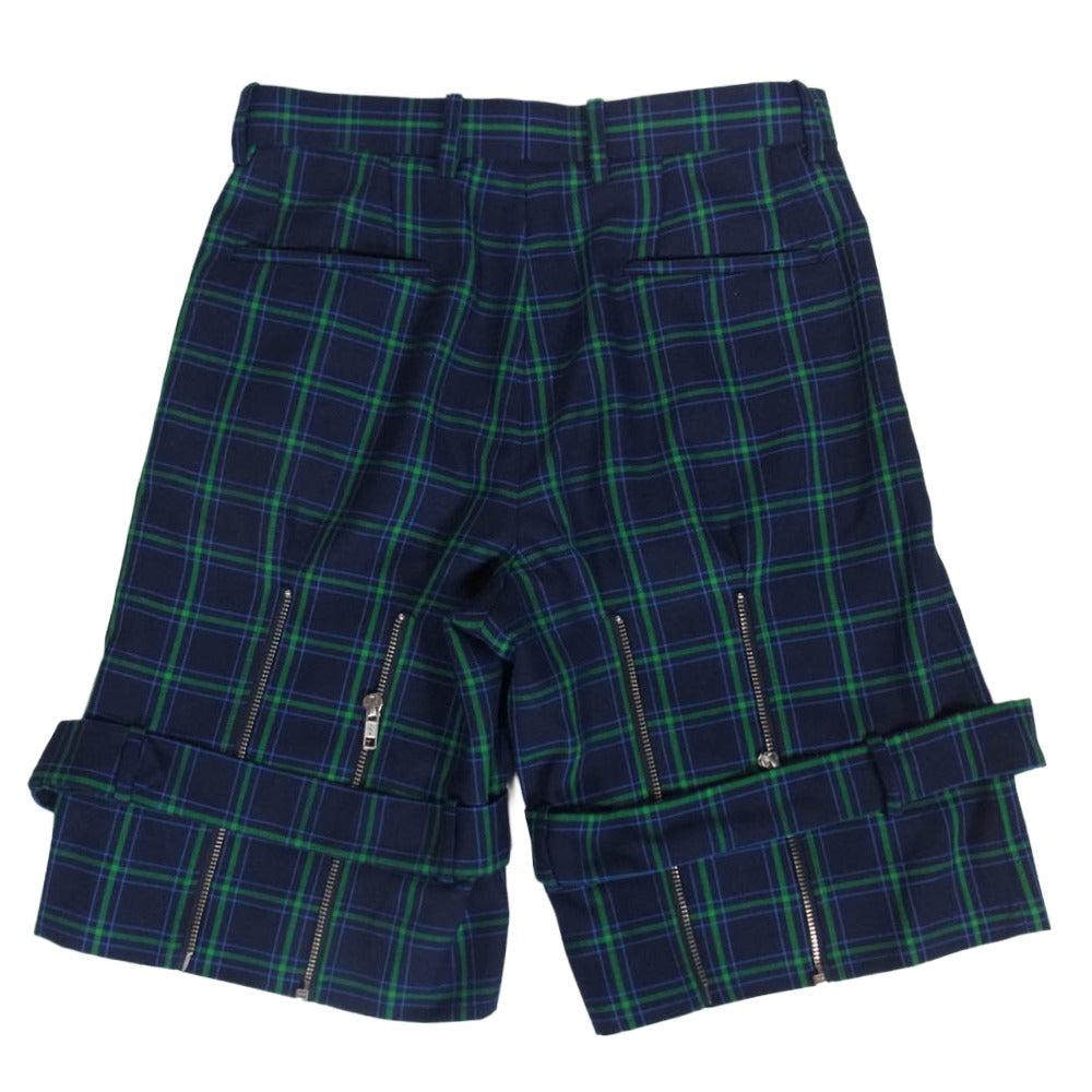 KIDILL キディル 25SS KL944 TAILORED BONDAGE SHORT PANTS テーラード ボンテージ ショートパンツ ショーツ ネイビー系 42【中古】