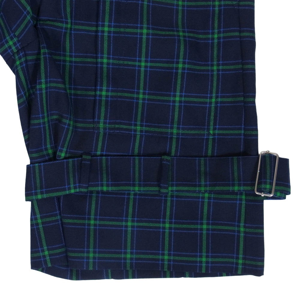 KIDILL キディル 25SS KL944 TAILORED BONDAGE SHORT PANTS テーラード ボンテージ ショートパンツ ショーツ ネイビー系 42【中古】