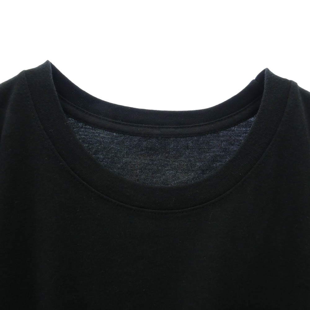CHROME HEARTS クロムハーツ（原本無） Scroll Long Sleeve T-Shirt バックスクロールラベルプリント 袖ロゴ 長袖 Ｔシャツ ブラック系 M【中古】