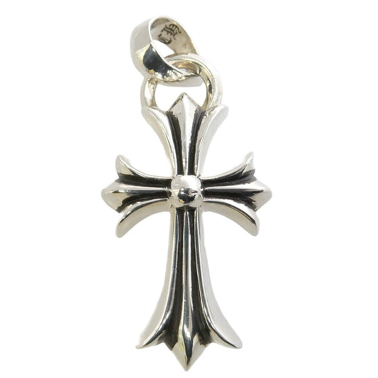 CHROME HEARTS クロムハーツ（原本無） レシート原本付属 CH CRS SML W/BALE スモールCHクロス ベイル ペンダントトップ シルバー系【中古】