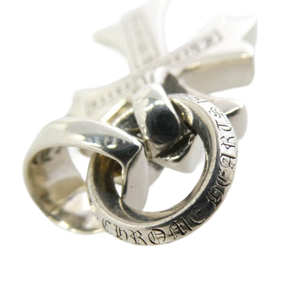CHROME HEARTS クロムハーツ（原本無） レシート原本付属 CH CRS SML W/BALE スモールCHクロス ベイル ペンダントトップ シルバー系【中古】
