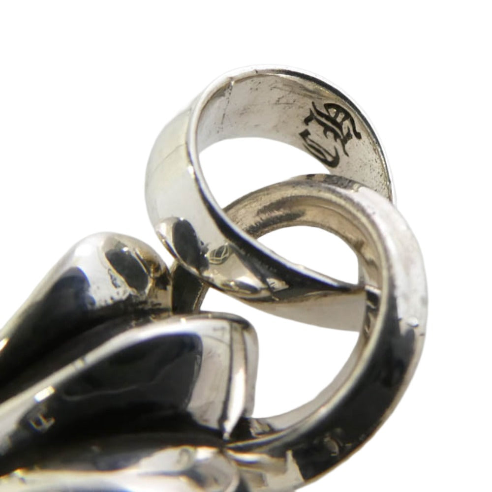CHROME HEARTS クロムハーツ（原本無） レシート原本付属 CH CRS SML W/BALE スモールCHクロス ベイル ペンダントトップ シルバー系【中古】