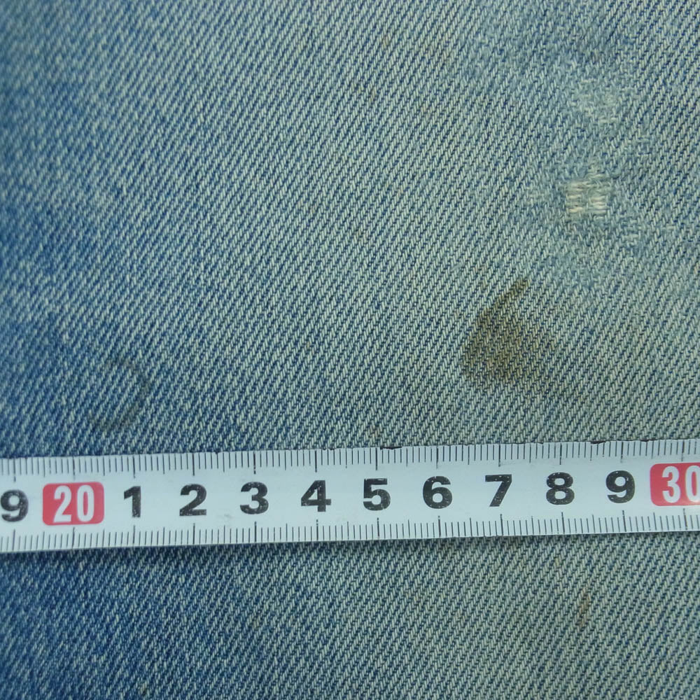 Levi's リーバイス 90s 98年 USA製 501 ボタン裏刻印653 レギュラー デニム パンツ インディゴブルー系 W38 L34【中古】