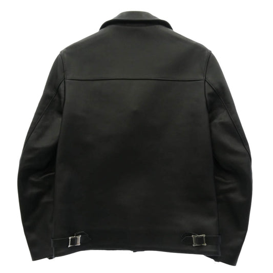 トリプルシックス LJM-27TF プレーンバックサイドベルト ライダース ジャケット ステアハイド ブラック系 38【極上美品】【中古】