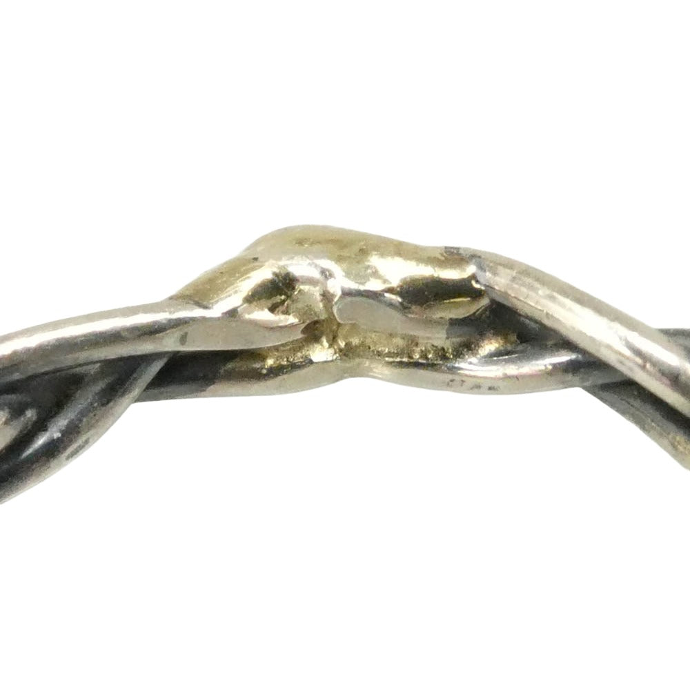 Sympathy of Soul シンパシーオブソウル R1801S-15 Woven Ring Silver シルバー K9 ウーブン リング シルバー系 ゴールド系 約14.5号【中古】