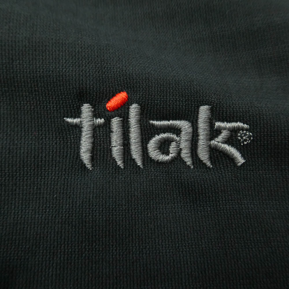 TILAK ティラック POUTNIK MERA メラ ハーフジップ ベースレイヤー DELTAPEAK サーマル シャツ ブラック系 XS【美品】【中古】