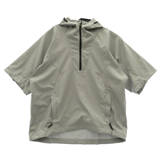 TILAK ティラック Sun Shield Anorak サンシールド アノラック ハーフジップ 半袖 ジャケット パーカー グレー系 M【中古】