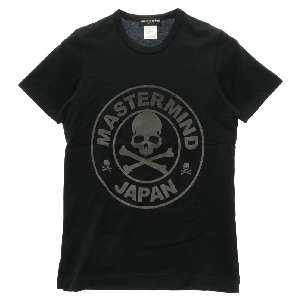 mastermind JAPAN マスターマインドジャパン Reflective Tee リフレクティブ スカル プリント 半袖 Tシャツ ブラック系 S【中古】
