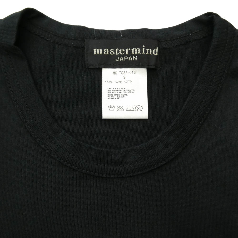 mastermind JAPAN マスターマインドジャパン Reflective Tee リフレクティブ スカル プリント 半袖 Tシャツ ブラック系 S【中古】