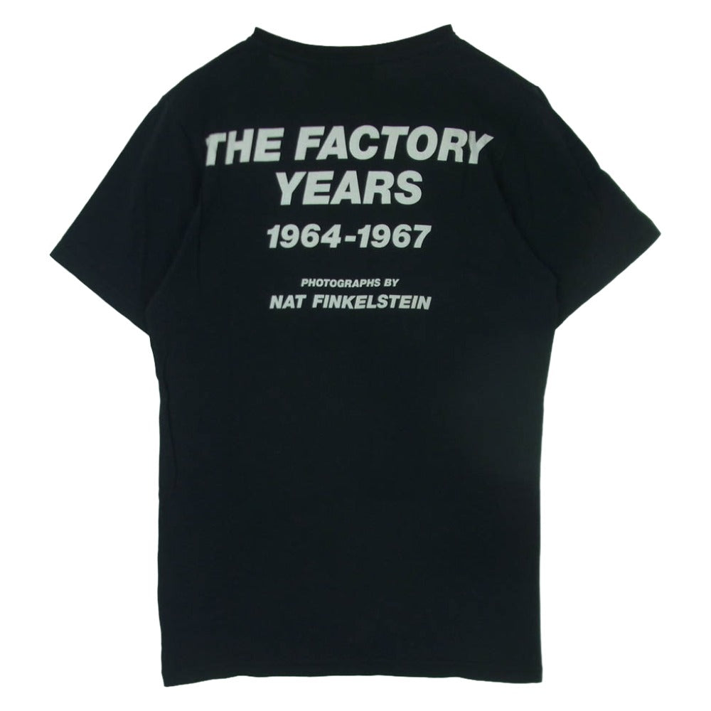 HYSTERIC GLAMOUR ヒステリックグラマー 7CT-0522 ANDY WARHOL アンディウォーホル フロント バック プリント 半袖 Tシャツ ブラック系 M【中古】