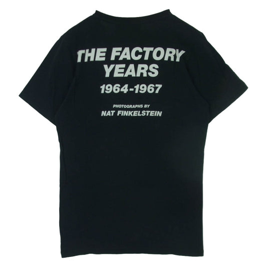 HYSTERIC GLAMOUR ヒステリックグラマー 7CT-0522 ANDY WARHOL アンディウォーホル フロント バック プリント 半袖 Tシャツ ブラック系 M【中古】