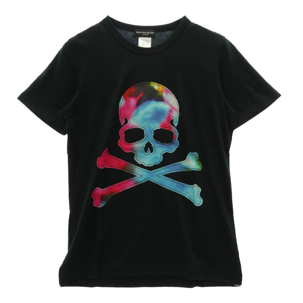 mastermind JAPAN マスターマインドジャパン x MIKA NINAGAWA 蜷川実花 スカル 半袖 Tシャツ ブラック系 S【中古】