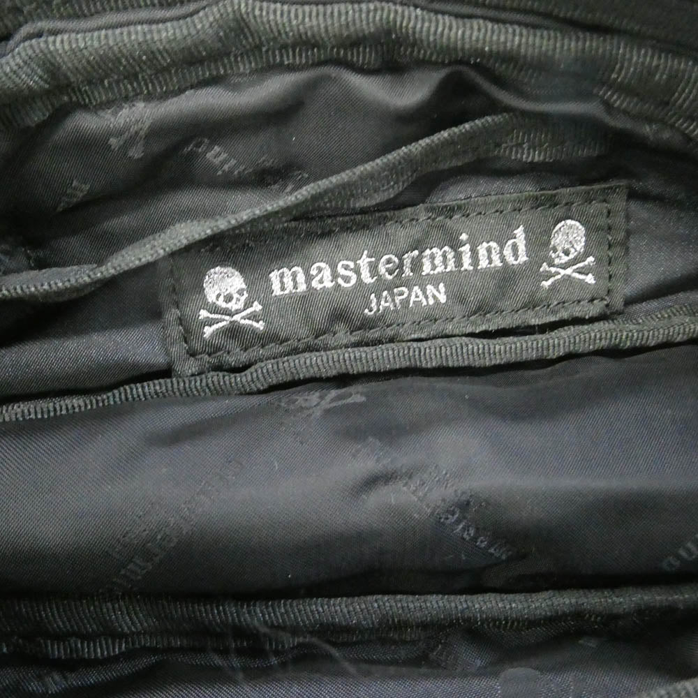 mastermind JAPAN マスターマインドジャパン PORTER ポーター SWAROVSKI スワロフスキー x PORTER ポーター x SWAROVSKI スワロフスキー スカル ラインストーン ペンケース ブラック系【美品】【中古】