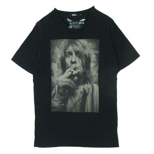 HYSTERIC GLAMOUR ヒステリックグラマー 4CT-4632 KURT COBAIN カートコバーン プリント 半袖 Tシャツ ブラック系 M【中古】