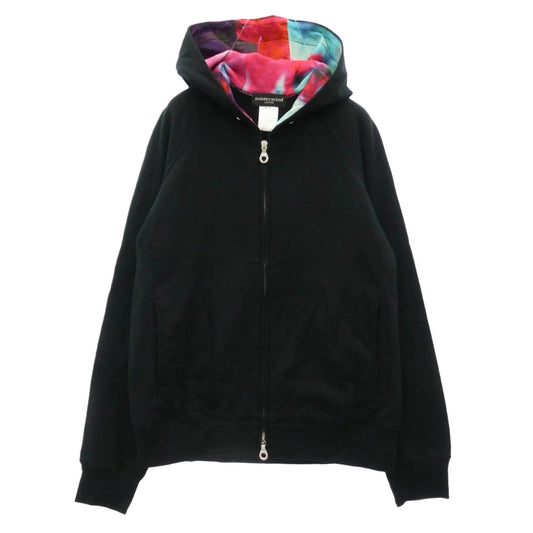 mastermind JAPAN マスターマインドジャパン x MIKA NINAGAWA 蜷川実花 ジップアップ フーディー パーカー ブラック系 S【中古】