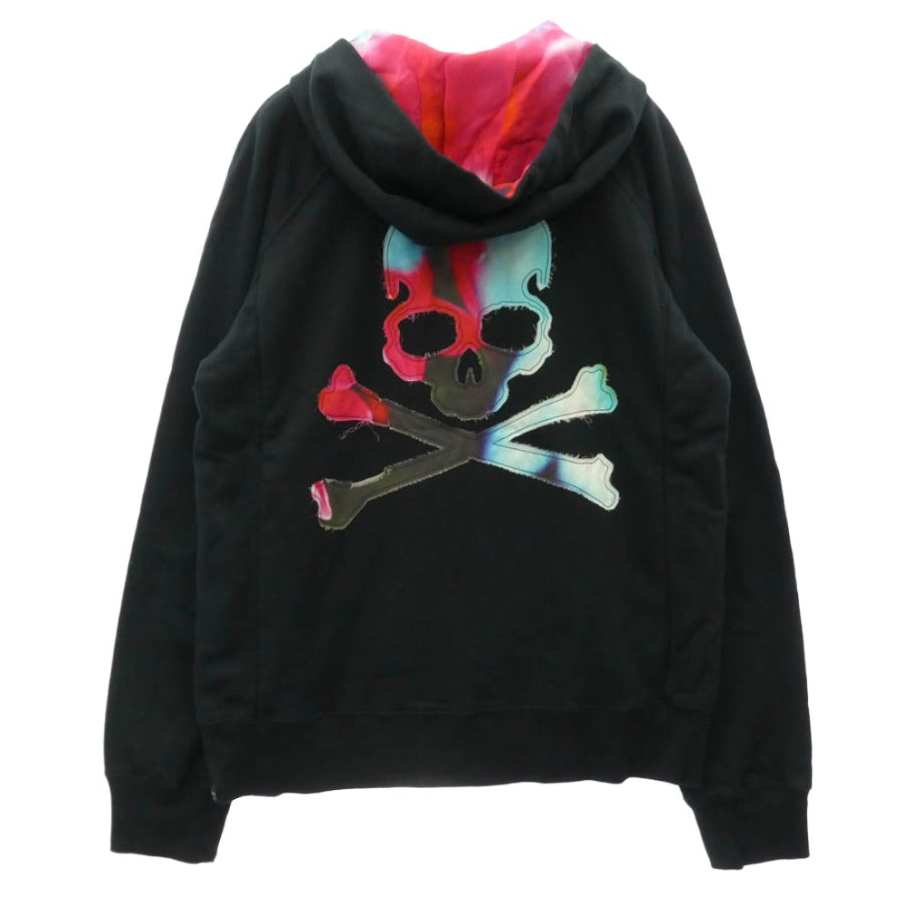 mastermind JAPAN マスターマインドジャパン x MIKA NINAGAWA 蜷川実花 ジップアップ フーディー パーカー ブラック系 S【中古】