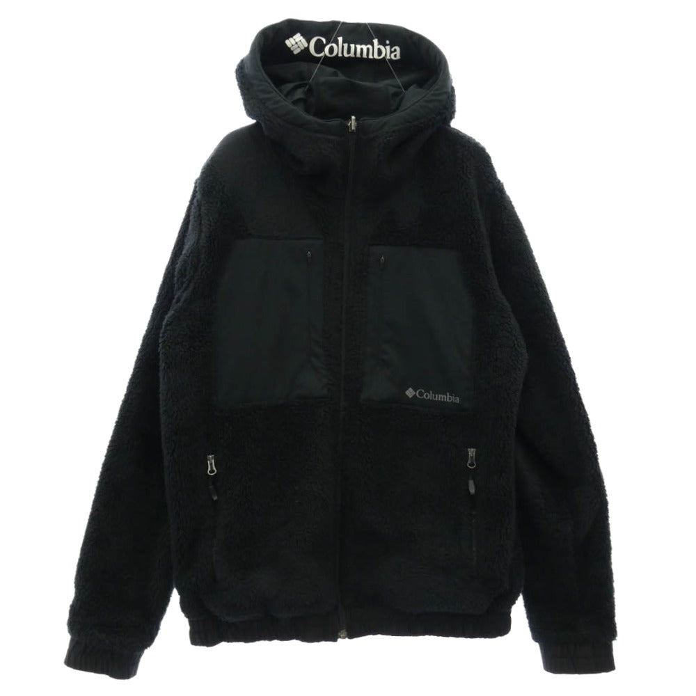 Columbia コロンビア PM3804 RIVER ROCK JACKET リバーロック ジャケット リバーシブル フリース ブラック系 M【中古】