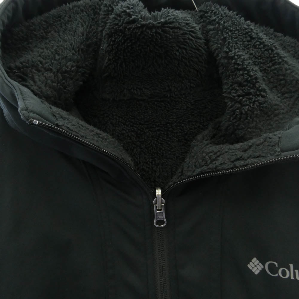 Columbia コロンビア PM3804 RIVER ROCK JACKET リバーロック ジャケット リバーシブル フリース ブラック系 M【中古】