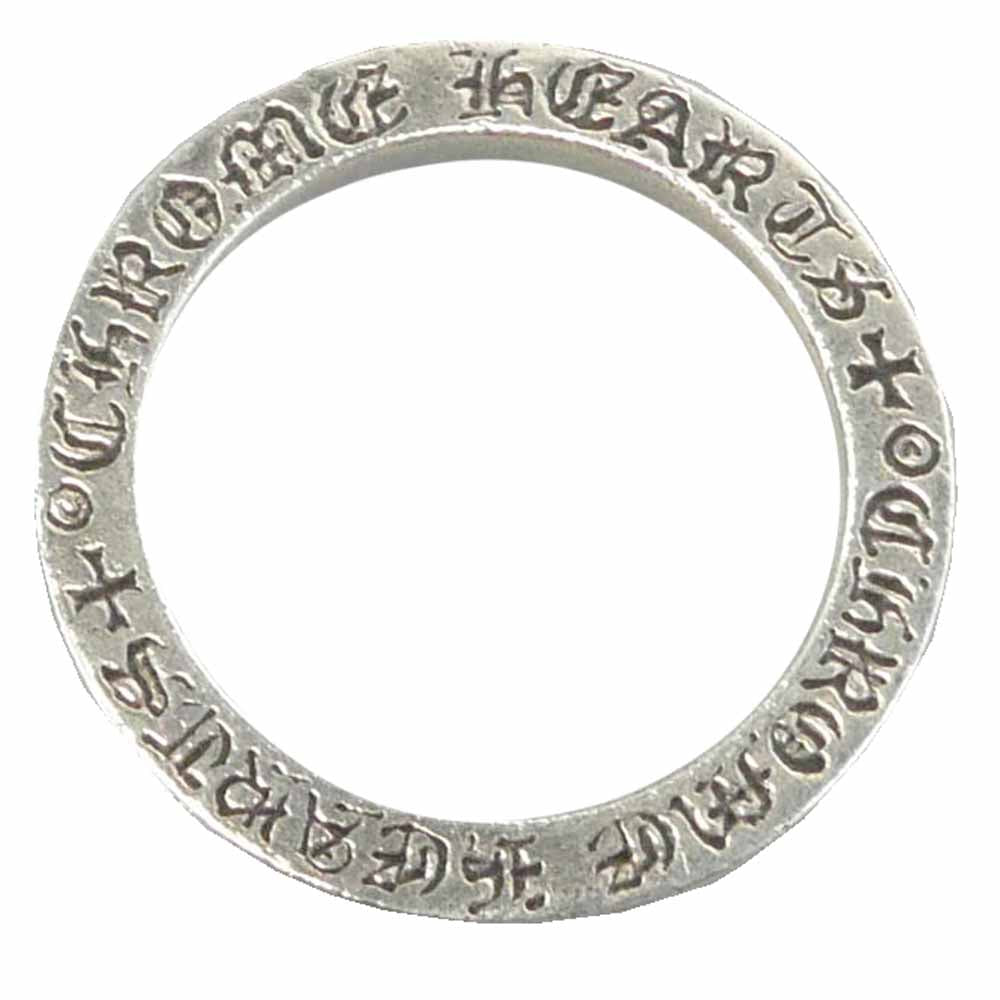 CHROME HEARTS クロムハーツ（原本無） SPACER PLANE 3mm スペーサー プレーン リング シルバー系 約14号【中古】