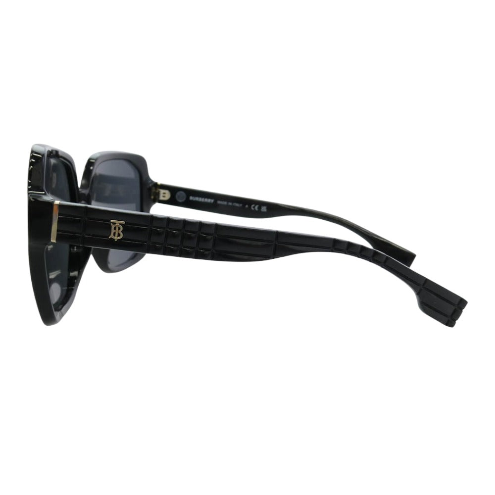 BURBERRY バーバリー 3001/87 TBロゴ ワイドテンプル サングラス アイウェア　　 フレーム：ブラック系、ゴールド系　レンズ：ブラック系 58□16【中古】