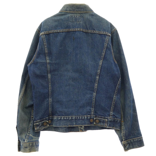Levi's リーバイス 70505 USA製 60s 70s 4th BIGE ボタン裏刻印 521 Gジャン デニム トラッカー ジャケット インディゴブルー インディゴブルー系 サイズ不明【中古】
