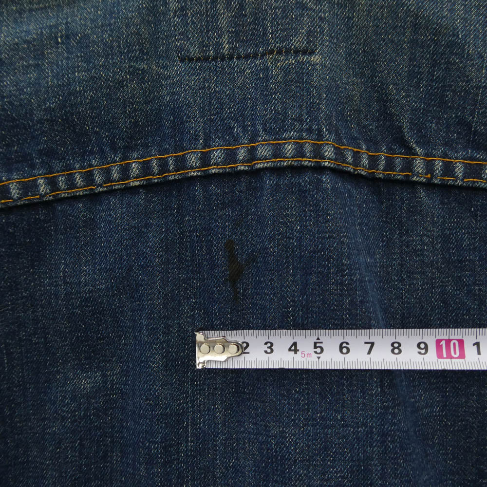 Levi's リーバイス 70505 USA製 60s 70s 4th BIGE ボタン裏刻印 521 Gジャン デニム トラッカー ジャケット インディゴブルー インディゴブルー系 サイズ不明【中古】