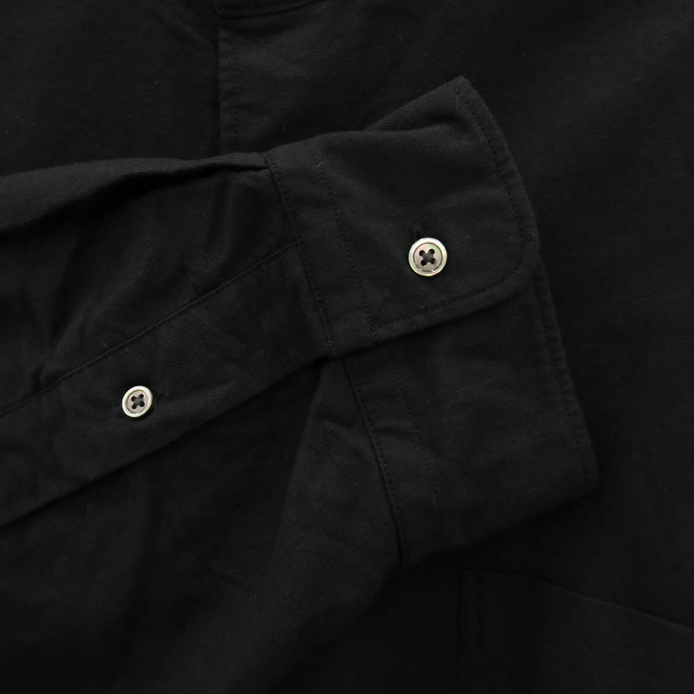 GRAPHPAPER グラフペーパー 26SS GM261-50022B Oxford L/S Oversized Band Collar Shirt オックスフォード オーバーサイズ バンドカラー 長袖 シャツ ブラック系 0/S【美品】【中古】
