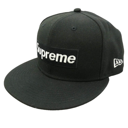 Supreme シュプリーム NEW ERA ニューエラ 21SS x New Era ニューエラ 27-time Champions Box Logo チャンピオンズ ボックスロゴ キャップ 帽子 ブラック系 59.6cm【中古】