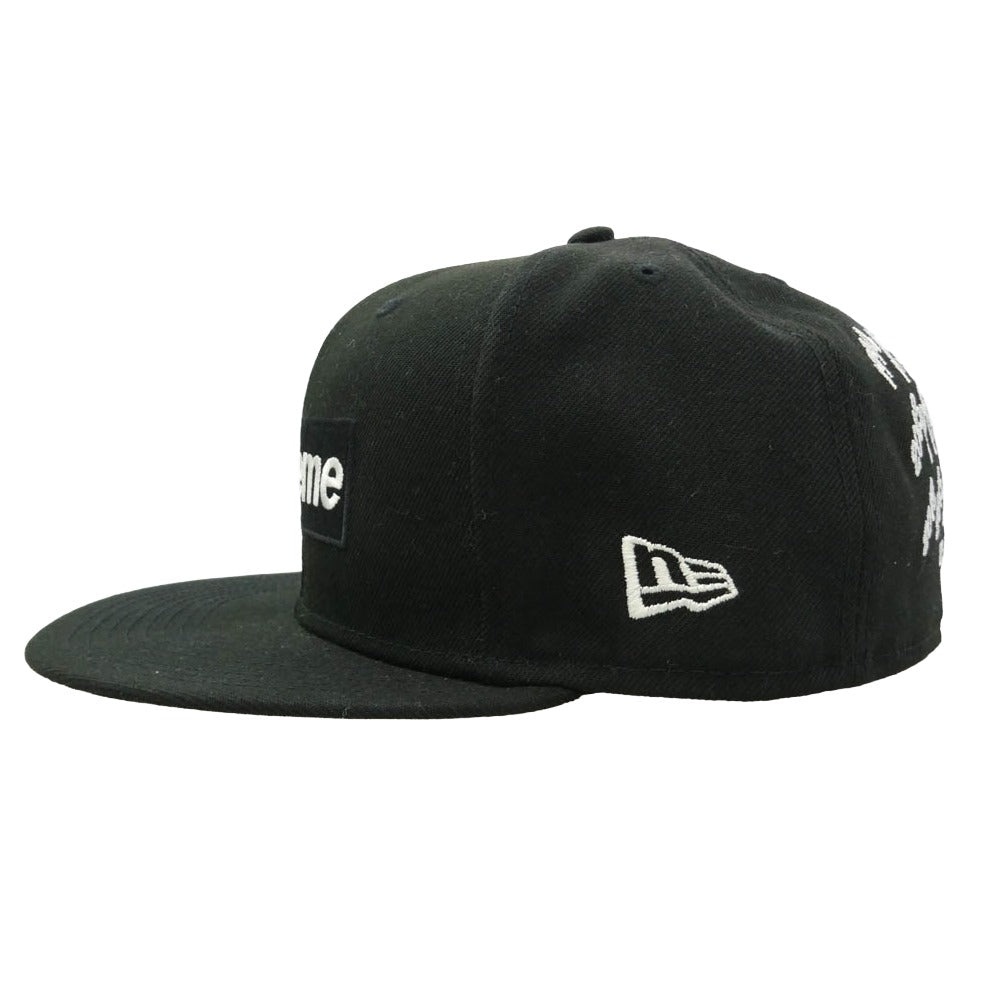 Supreme シュプリーム NEW ERA ニューエラ 21SS x New Era ニューエラ 27-time Champions Box Logo チャンピオンズ ボックスロゴ キャップ 帽子 ブラック系 59.6cm【中古】