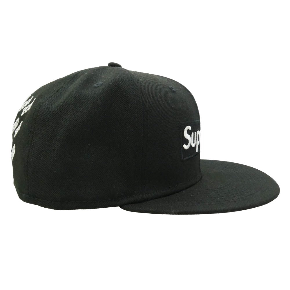 Supreme シュプリーム NEW ERA ニューエラ 21SS x New Era ニューエラ 27-time Champions Box Logo チャンピオンズ ボックスロゴ キャップ 帽子 ブラック系 59.6cm【中古】