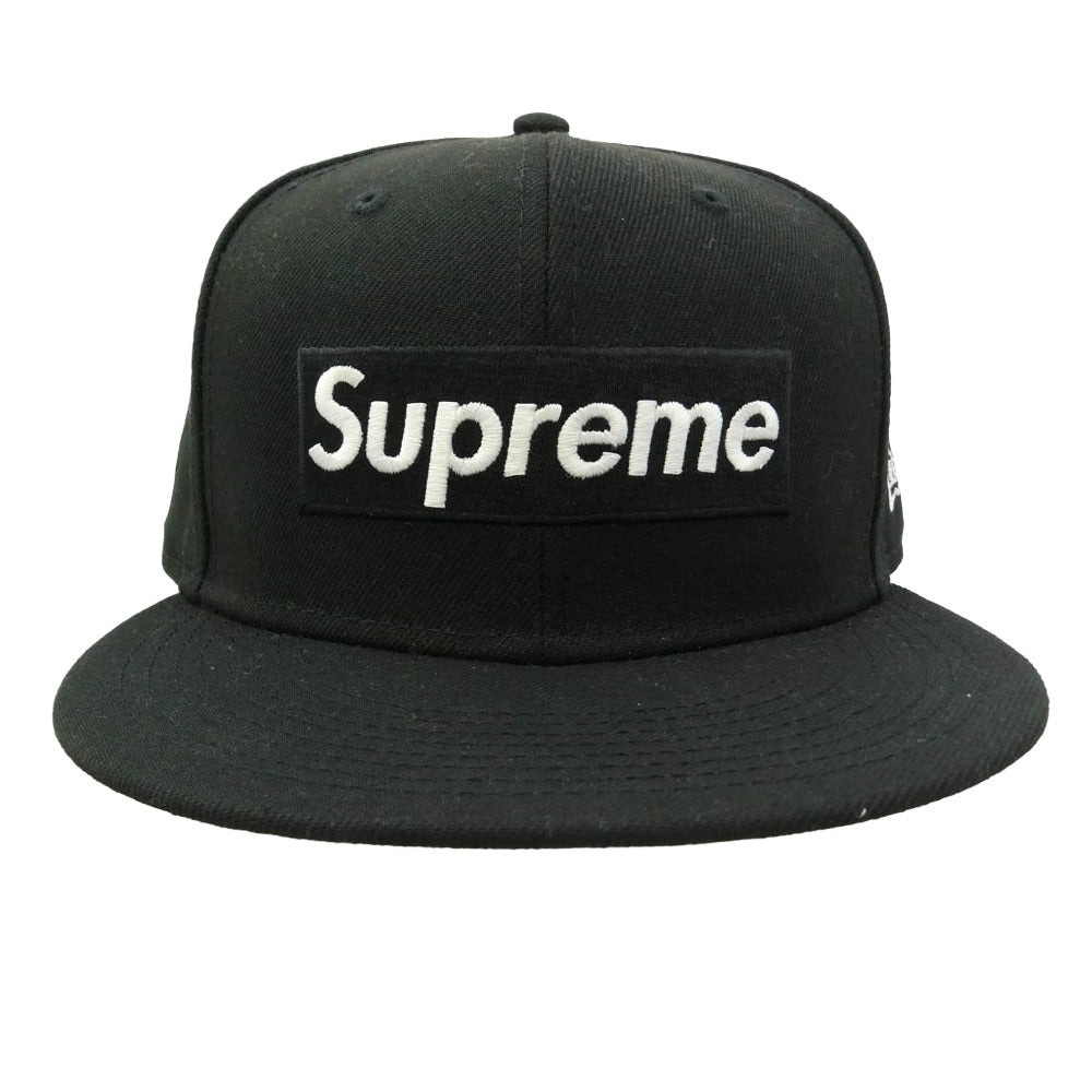 Supreme シュプリーム NEW ERA ニューエラ 21SS x New Era ニューエラ 27-time Champions Box Logo チャンピオンズ ボックスロゴ キャップ 帽子 ブラック系 59.6cm【中古】
