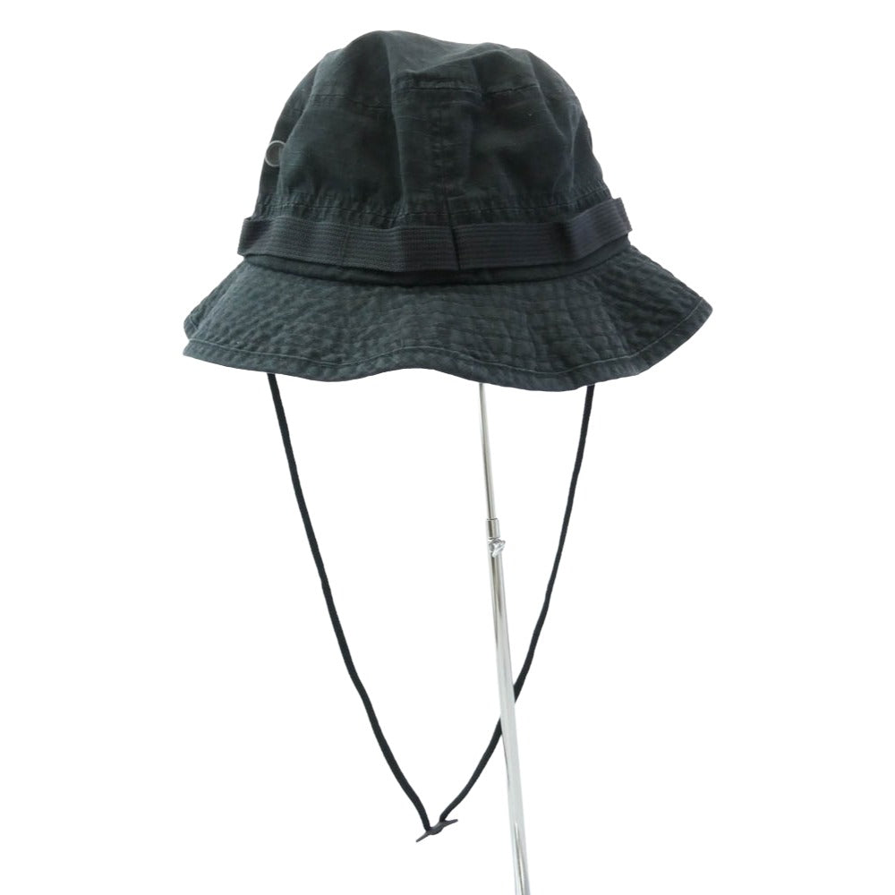 Supreme シュプリーム 21SS Reflective Patch Boonie リフレクティブ パッチ ブーニー ハット 帽子 ブラック系 M/L【中古】